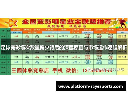 足球竞彩场次数量偏少背后的深层原因与市场运作逻辑解析